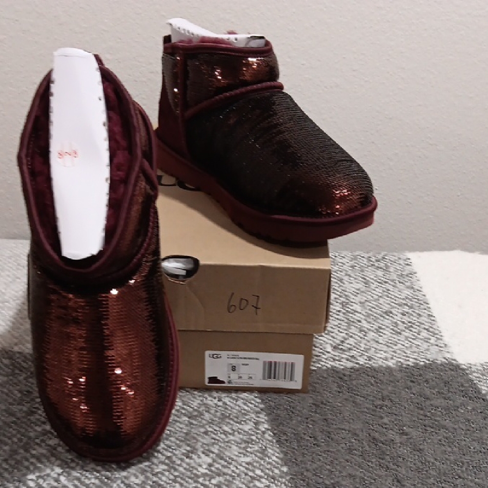 UGG Sequin Ankle Boots